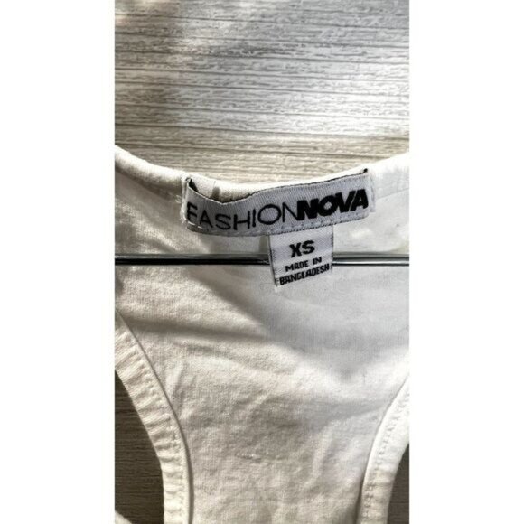 Fashion Nova Bodysuit for Women Scoop Neck Sleeveless Racerback Tank Tops - Picture 6 of 6